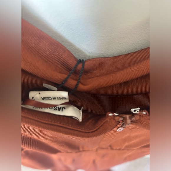 Jason Wu Rhinestone Strap Bronze Jumper - Picture 7 of 7